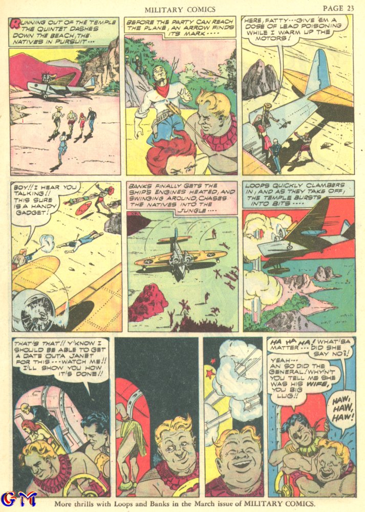Military Comics #7 (Quality Comics), page 25. Public domain (US).