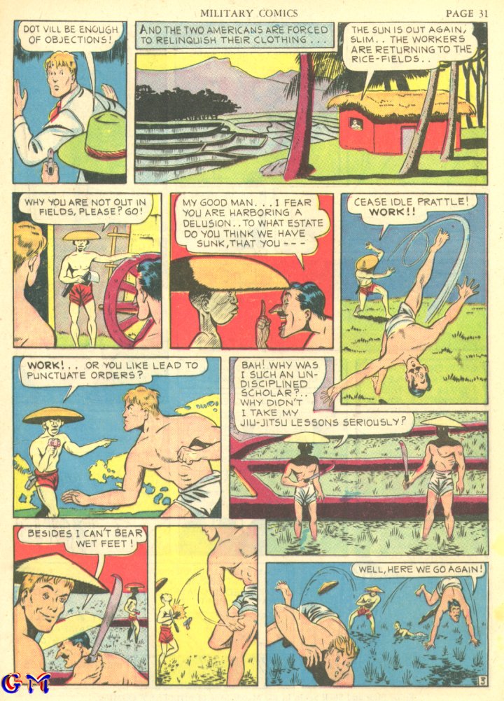 Military Comics #7 (Quality Comics), page 33. Public domain (US).