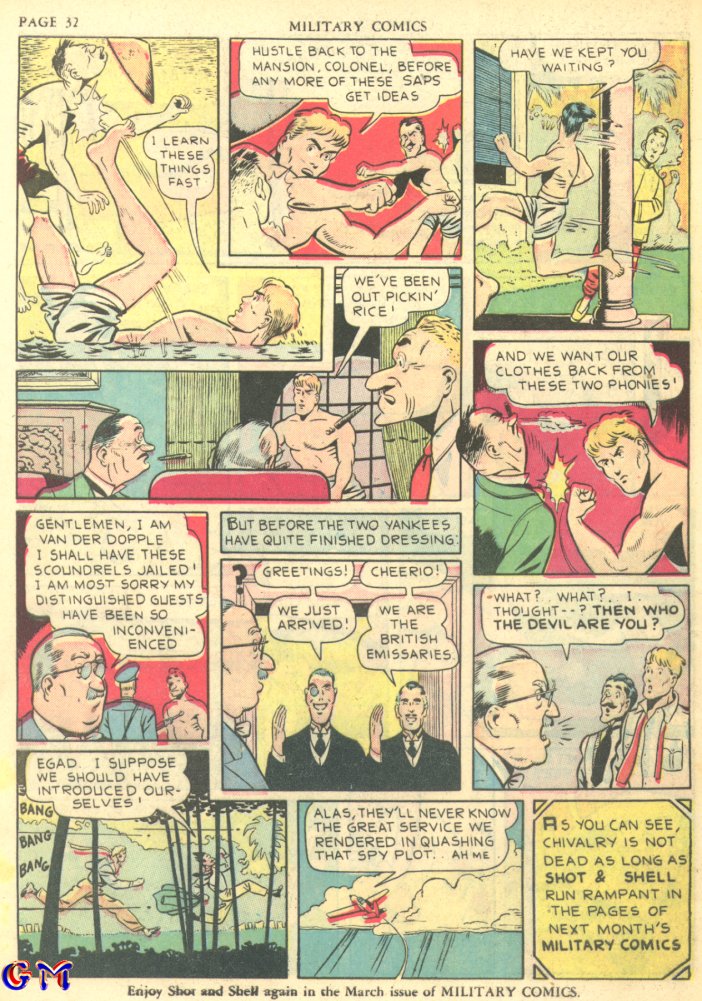 Military Comics #7 (Quality Comics), page 34. Public domain (US).