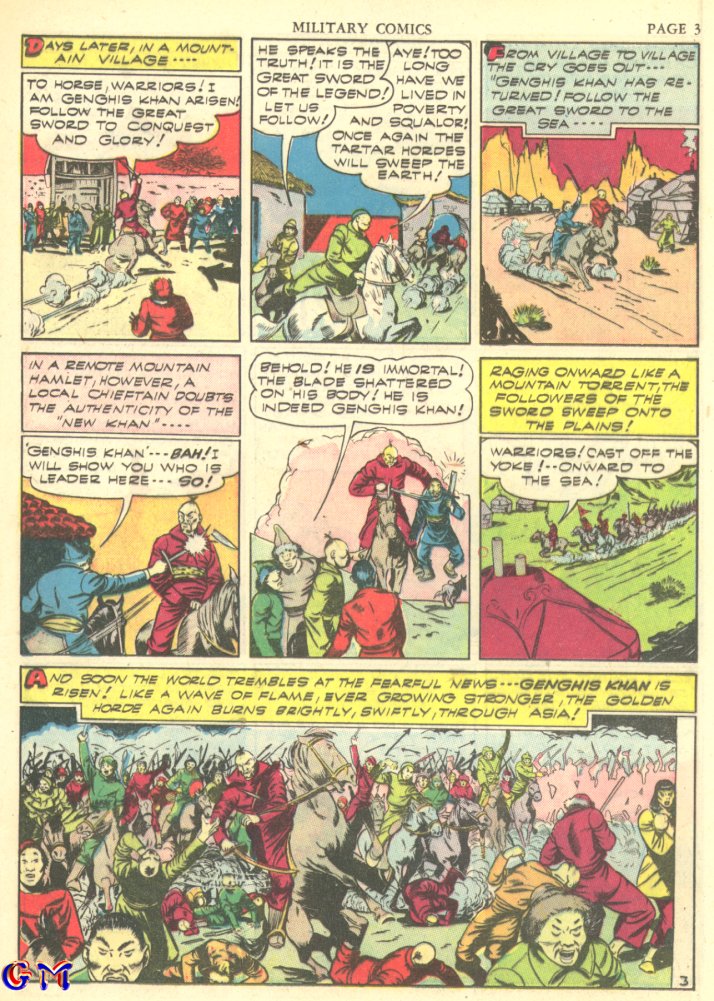 Military Comics #7 (Quality Comics), page 5. Public domain (US).