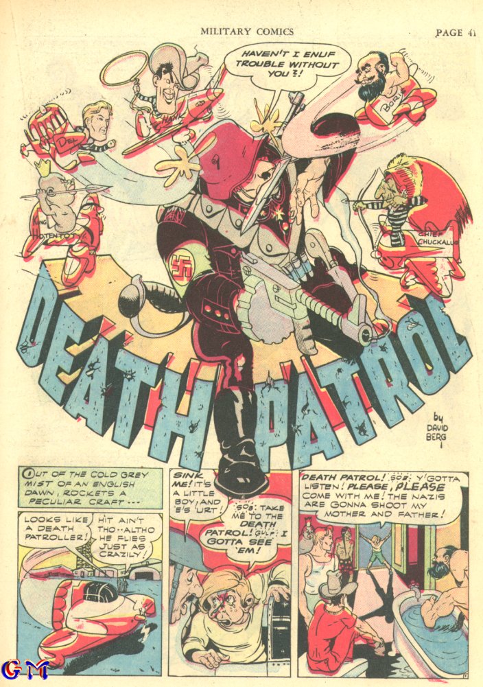 Military Comics #7 (Quality Comics), page 43. Public domain (US).