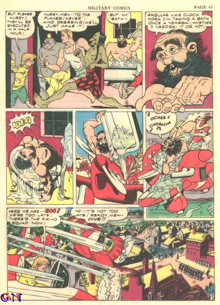 Military Comics #7 (Quality Comics), page 45. Public domain (US).