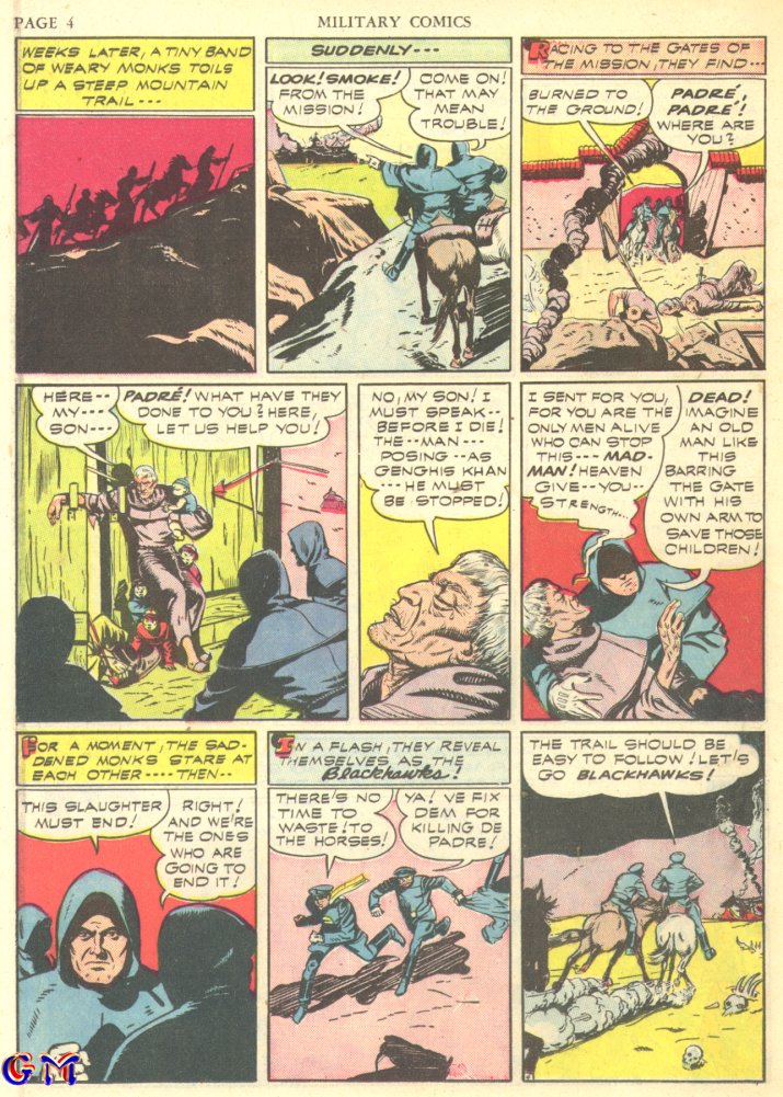 Military Comics #7 (Quality Comics), page 6. Public domain (US).