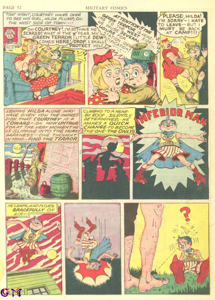 Military Comics #7 (Quality Comics), page 54. Public domain (US).