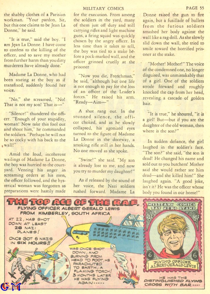 Military Comics #7 (Quality Comics), page 57. Public domain (US).