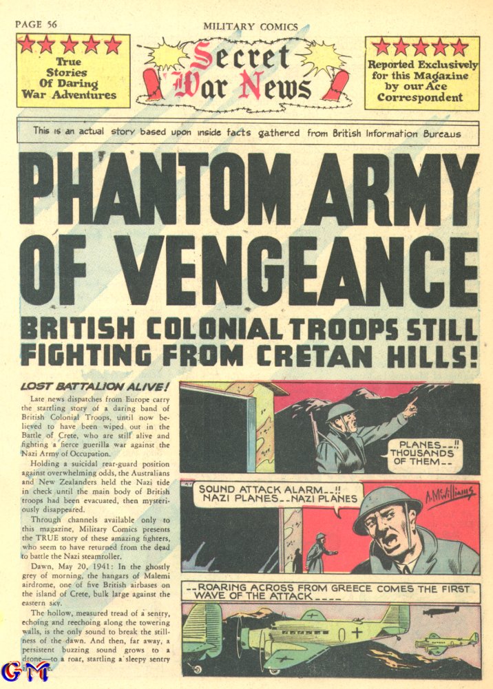 Military Comics #7 (Quality Comics), page 58. Public domain (US).