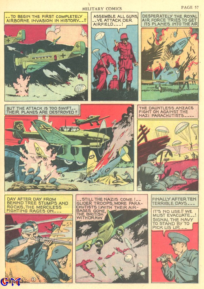 Military Comics #7 (Quality Comics), page 59. Public domain (US).