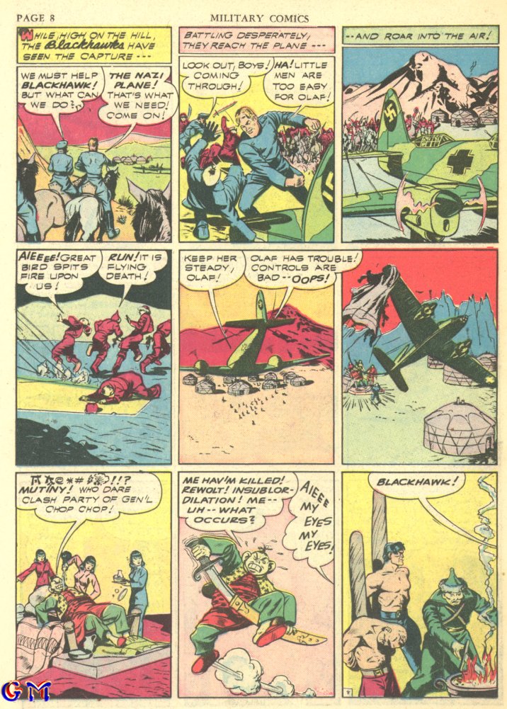Military Comics #7 (Quality Comics), page 10. Public domain (US).