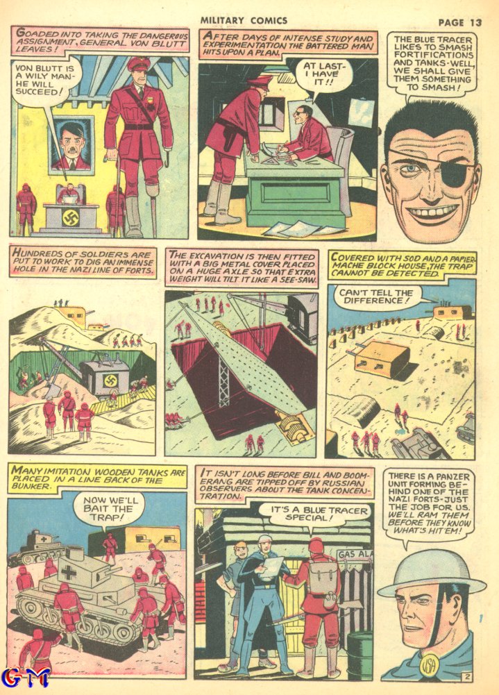 Military Comics #8 (Quality Comics), page 15. Public domain (US).