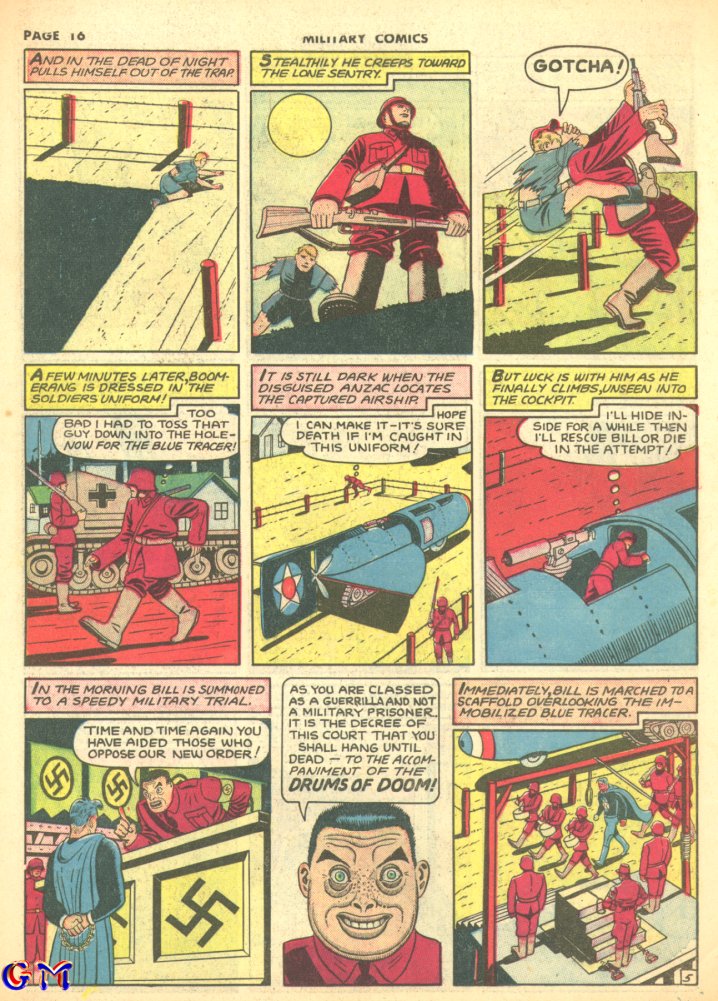 Military Comics #8 (Quality Comics), page 18. Public domain (US).