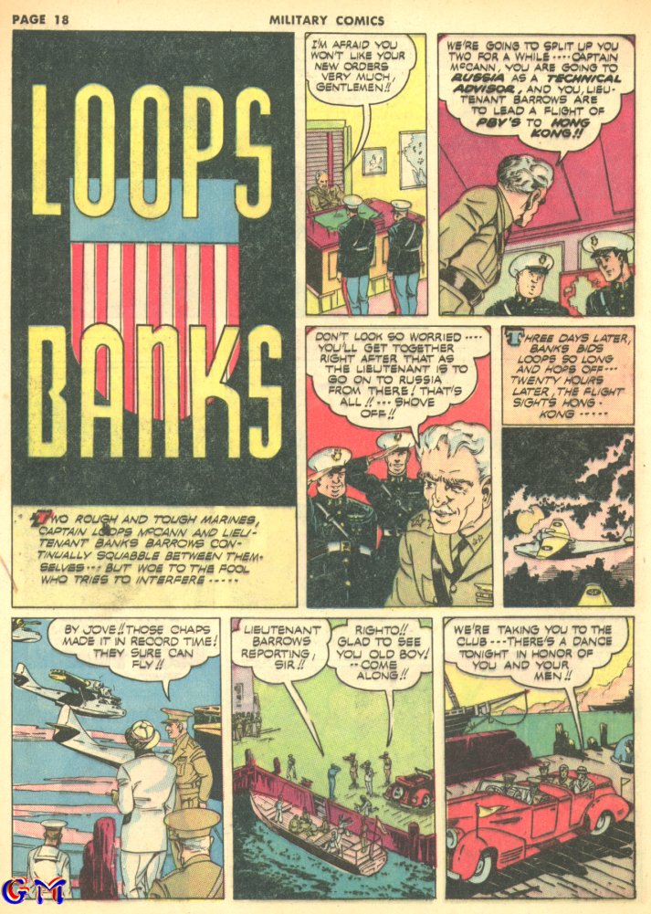 Military Comics #8 (Quality Comics), page 20. Public domain (US).