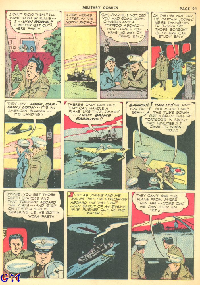 Military Comics #8 (Quality Comics), page 23. Public domain (US).