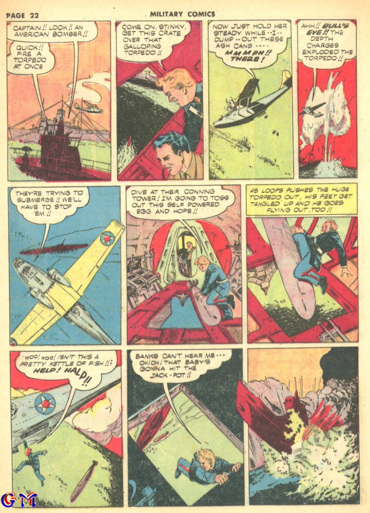 Military Comics #8 (Quality Comics), page 24. Public domain (US).