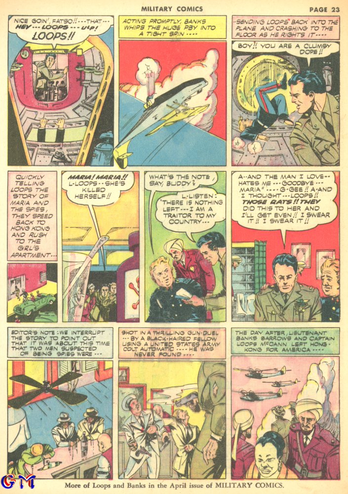 Military Comics #8 (Quality Comics), page 25. Public domain (US).