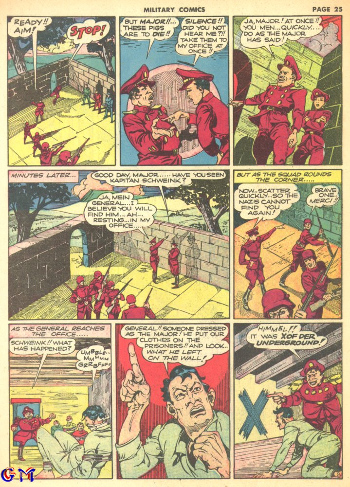 Military Comics #8 (Quality Comics), page 27. Public domain (US).