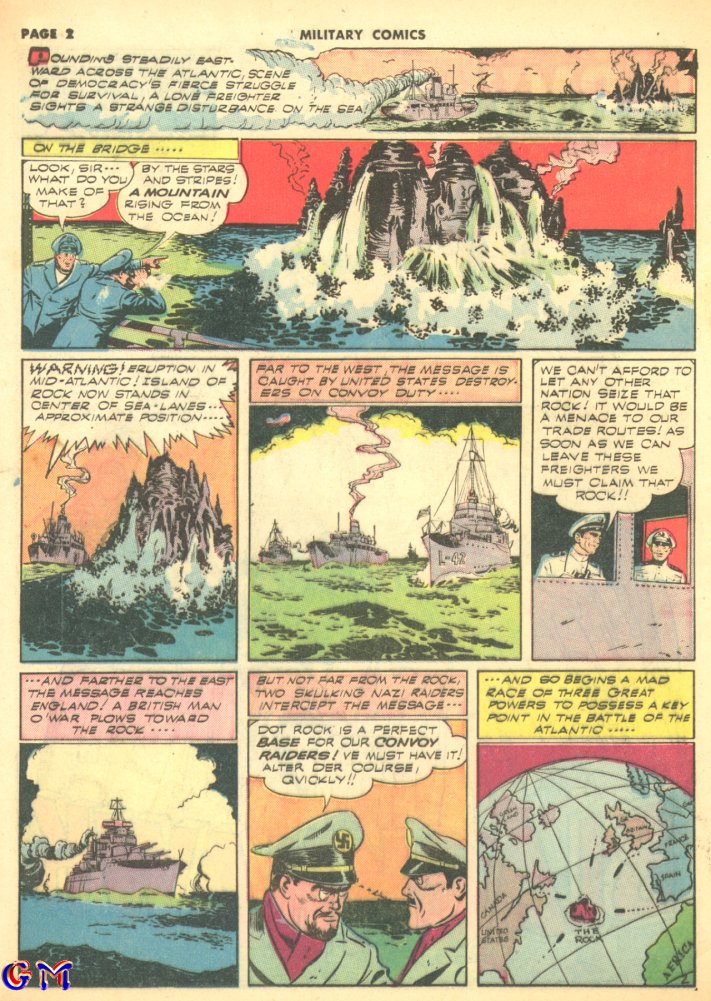Military Comics #8 (Quality Comics), page 4. Public domain (US).