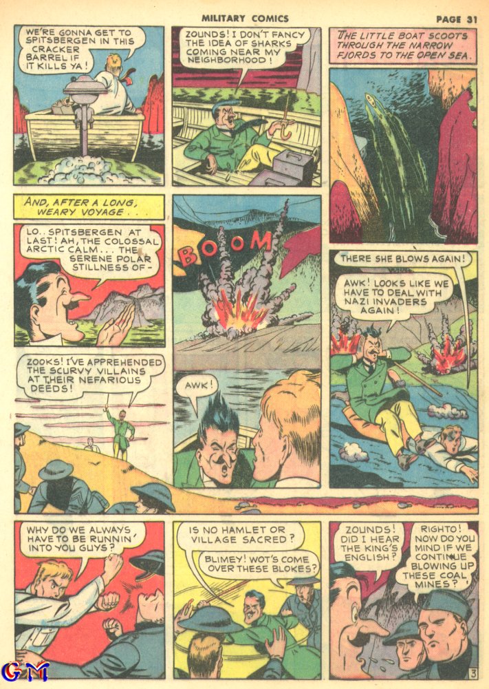 Military Comics #8 (Quality Comics), page 33. Public domain (US).