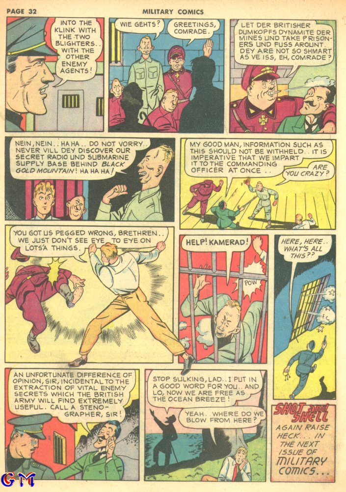 Military Comics #8 (Quality Comics), page 34. Public domain (US).