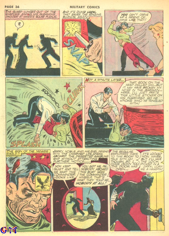 Military Comics #8 (Quality Comics), page 38. Public domain (US).