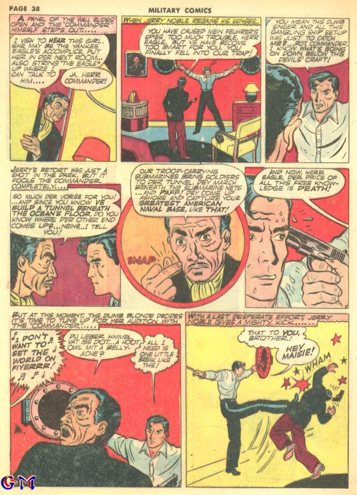 Military Comics #8 (Quality Comics), page 40. Public domain (US).