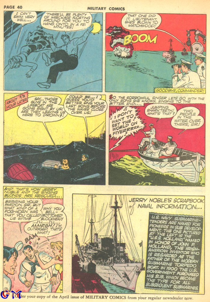 Military Comics #8 (Quality Comics), page 42. Public domain (US).