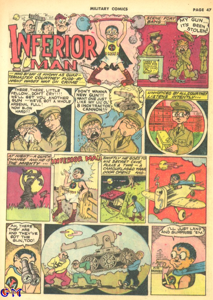 Military Comics #8 (Quality Comics), page 49. Public domain (US).