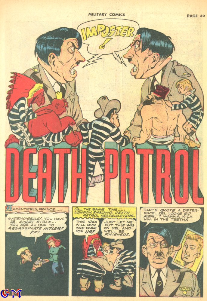 Military Comics #8 (Quality Comics), page 51. Public domain (US).