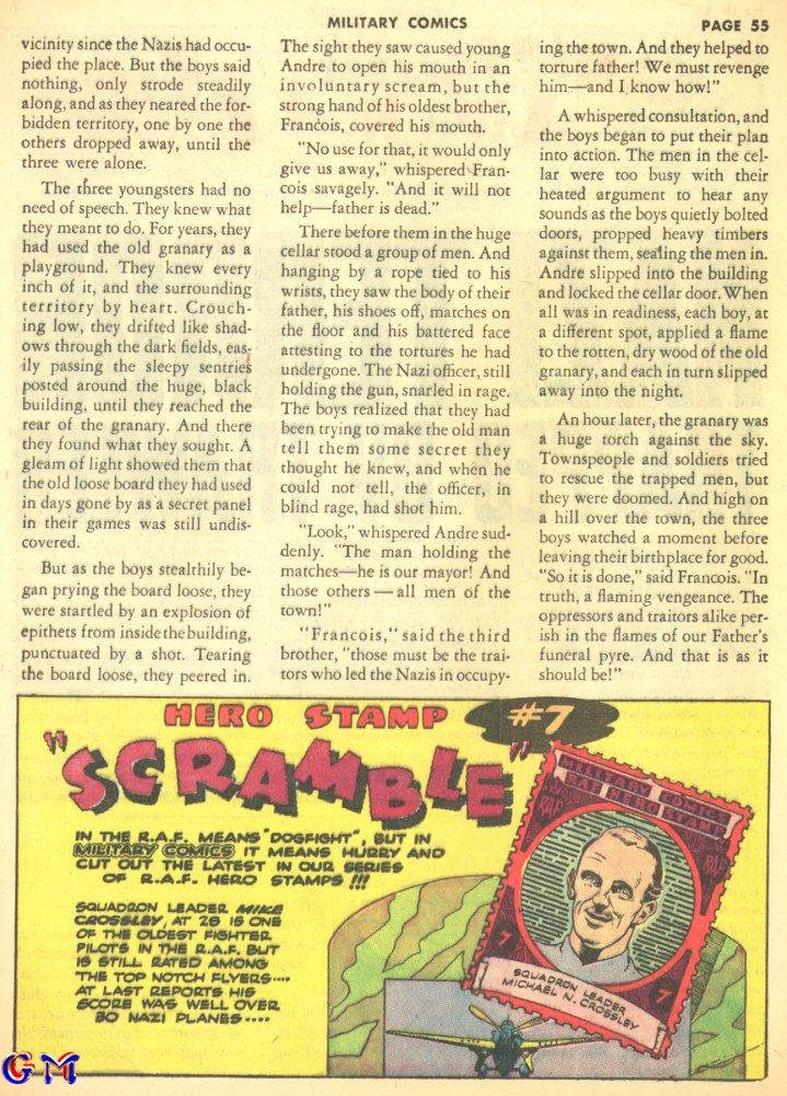 Military Comics #8 (Quality Comics), page 57. Public domain (US).