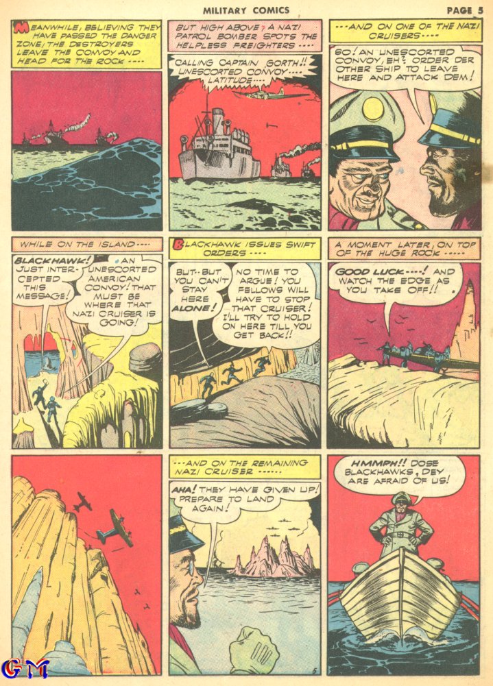 Military Comics #8 (Quality Comics), page 7. Public domain (US).