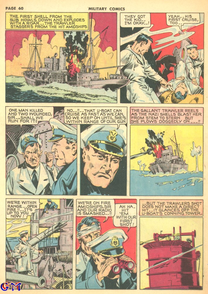 Military Comics #8 (Quality Comics), page 62. Public domain (US).