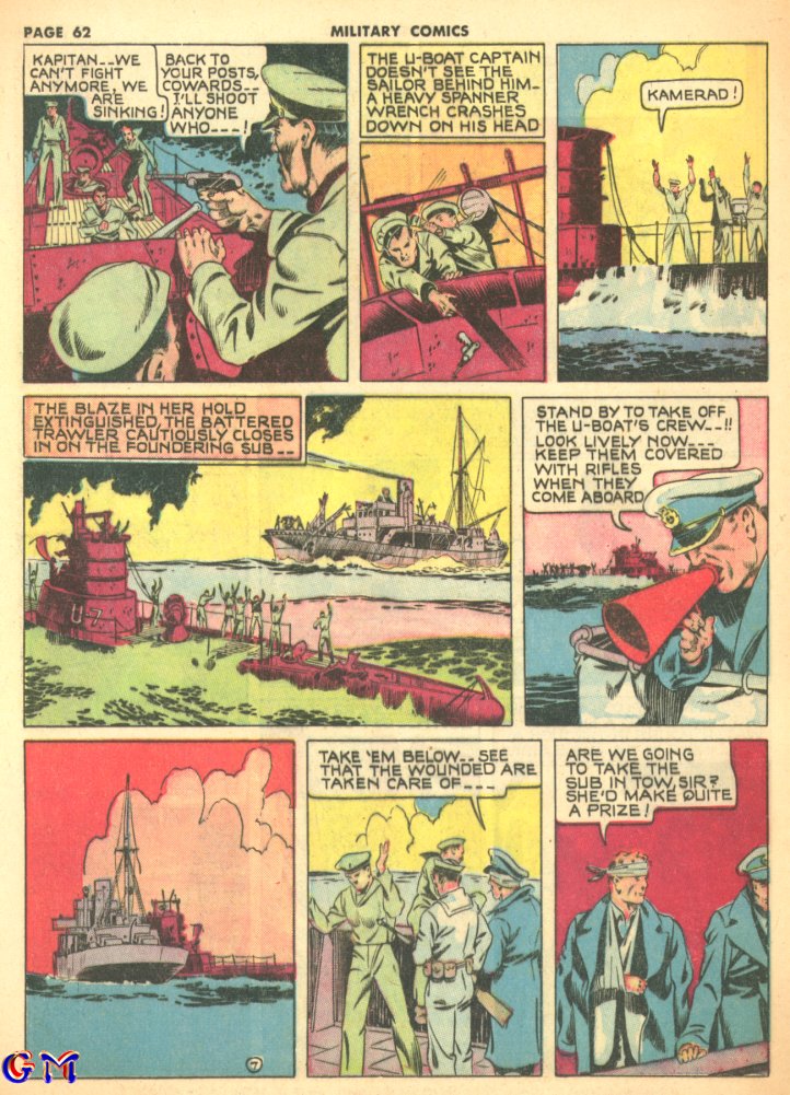 Military Comics #8 (Quality Comics), page 64. Public domain (US).