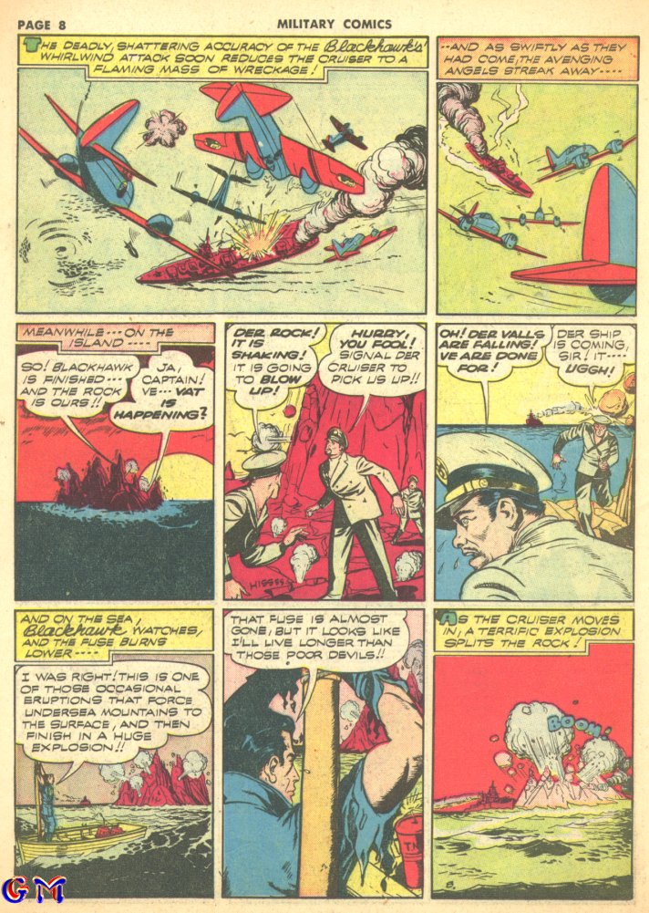Military Comics #8 (Quality Comics), page 10. Public domain (US).