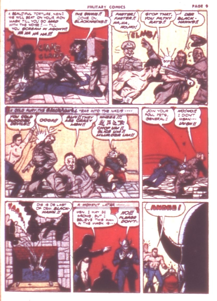 Military Comics #9 (Quality Comics), page 11. Public domain (US).