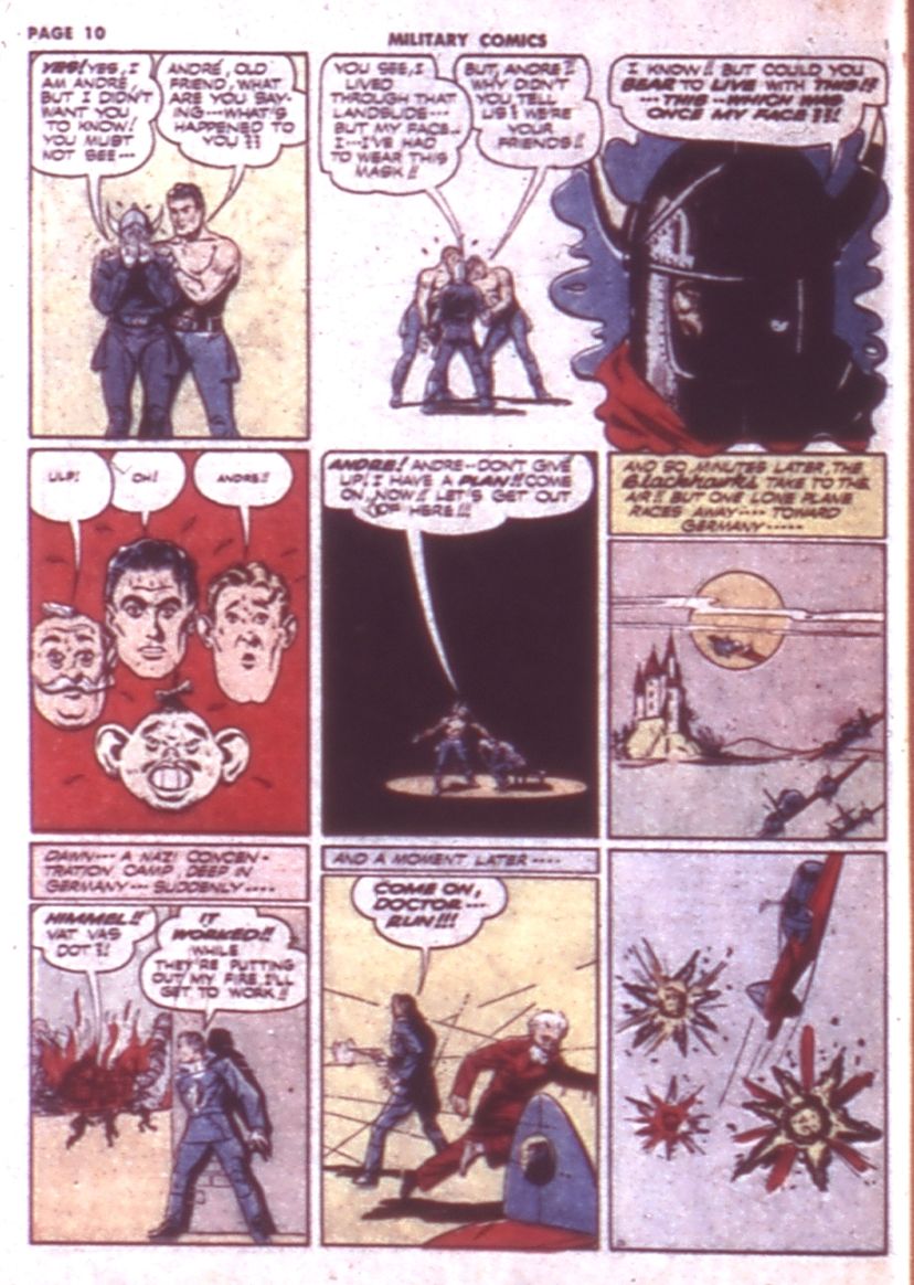 Military Comics #9 (Quality Comics), page 12. Public domain (US).