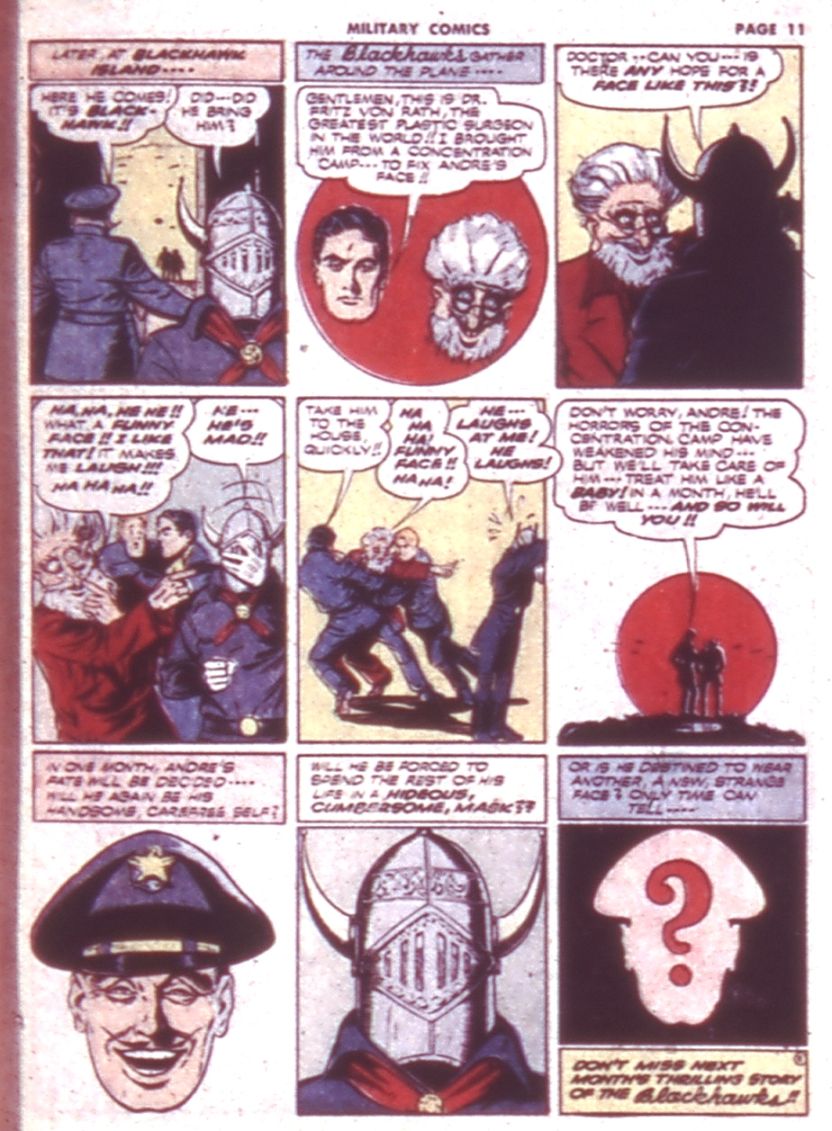 Military Comics #9 (Quality Comics), page 13. Public domain (US).