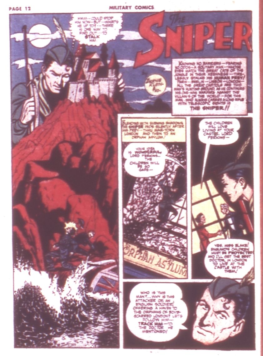 Military Comics #9 (Quality Comics), page 14. Public domain (US).