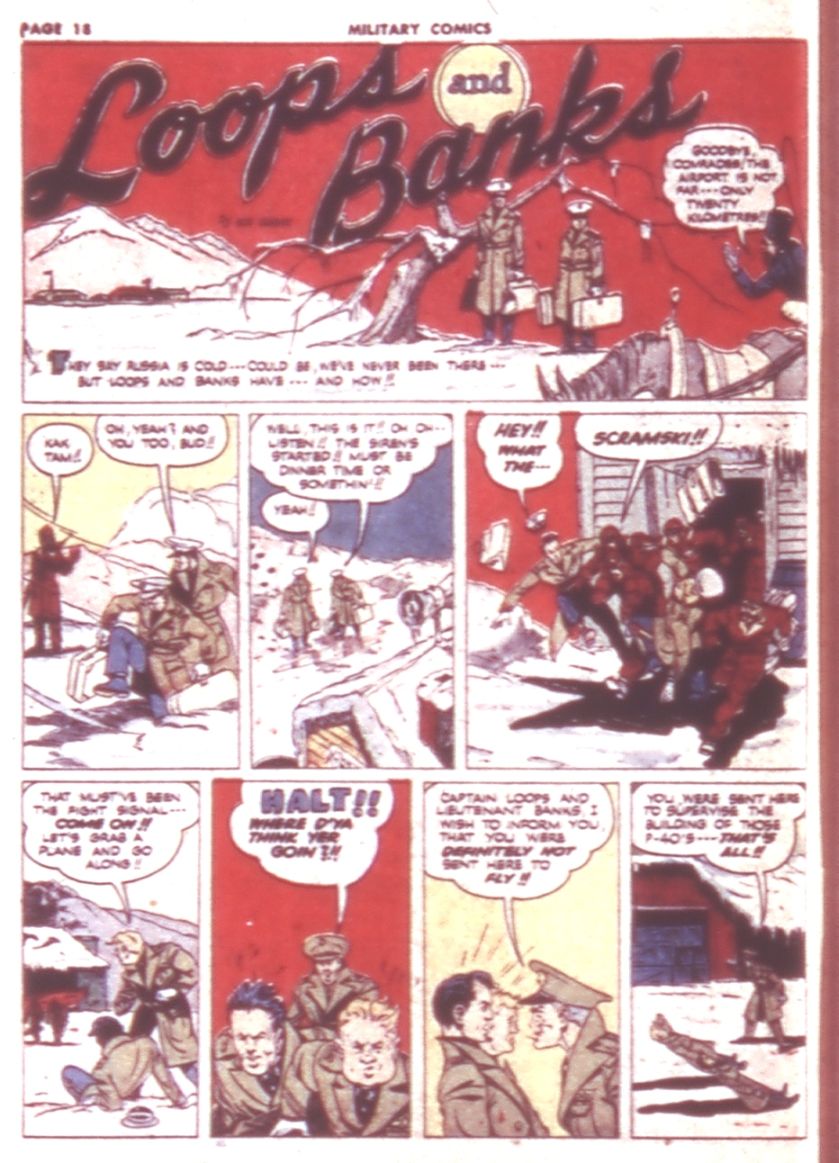 Military Comics #9 (Quality Comics), page 20. Public domain (US).