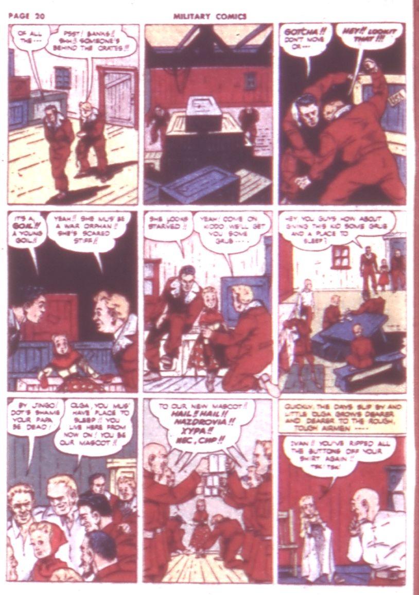Military Comics #9 (Quality Comics), page 22. Public domain (US).