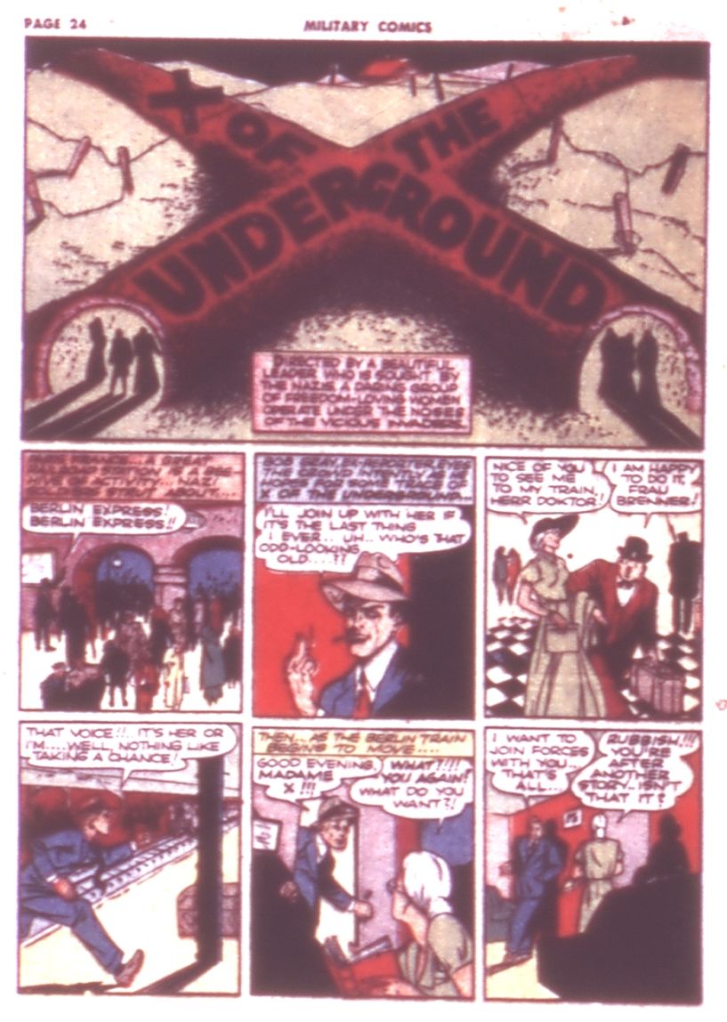 Military Comics #9 (Quality Comics), page 26. Public domain (US).
