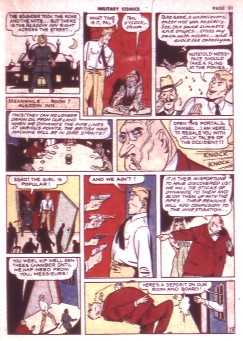 Military Comics #9 (Quality Comics), page 33. Public domain (US).