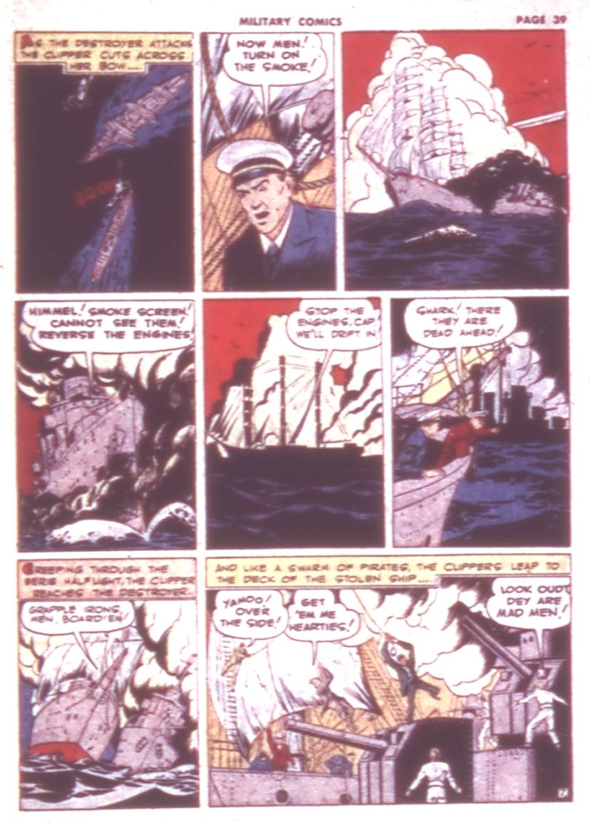 Military Comics #9 (Quality Comics), page 41. Public domain (US).