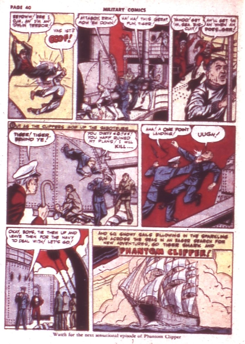 Military Comics #9 (Quality Comics), page 42. Public domain (US).