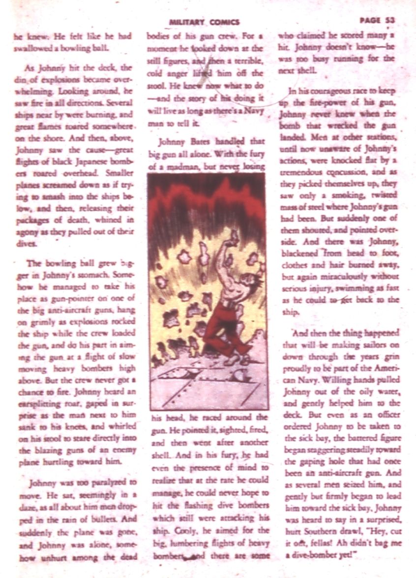 Military Comics #9 (Quality Comics), page 55. Public domain (US).