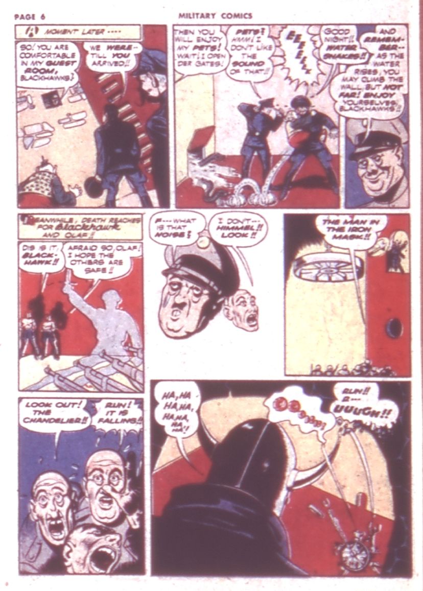 Military Comics #9 (Quality Comics), page 8. Public domain (US).