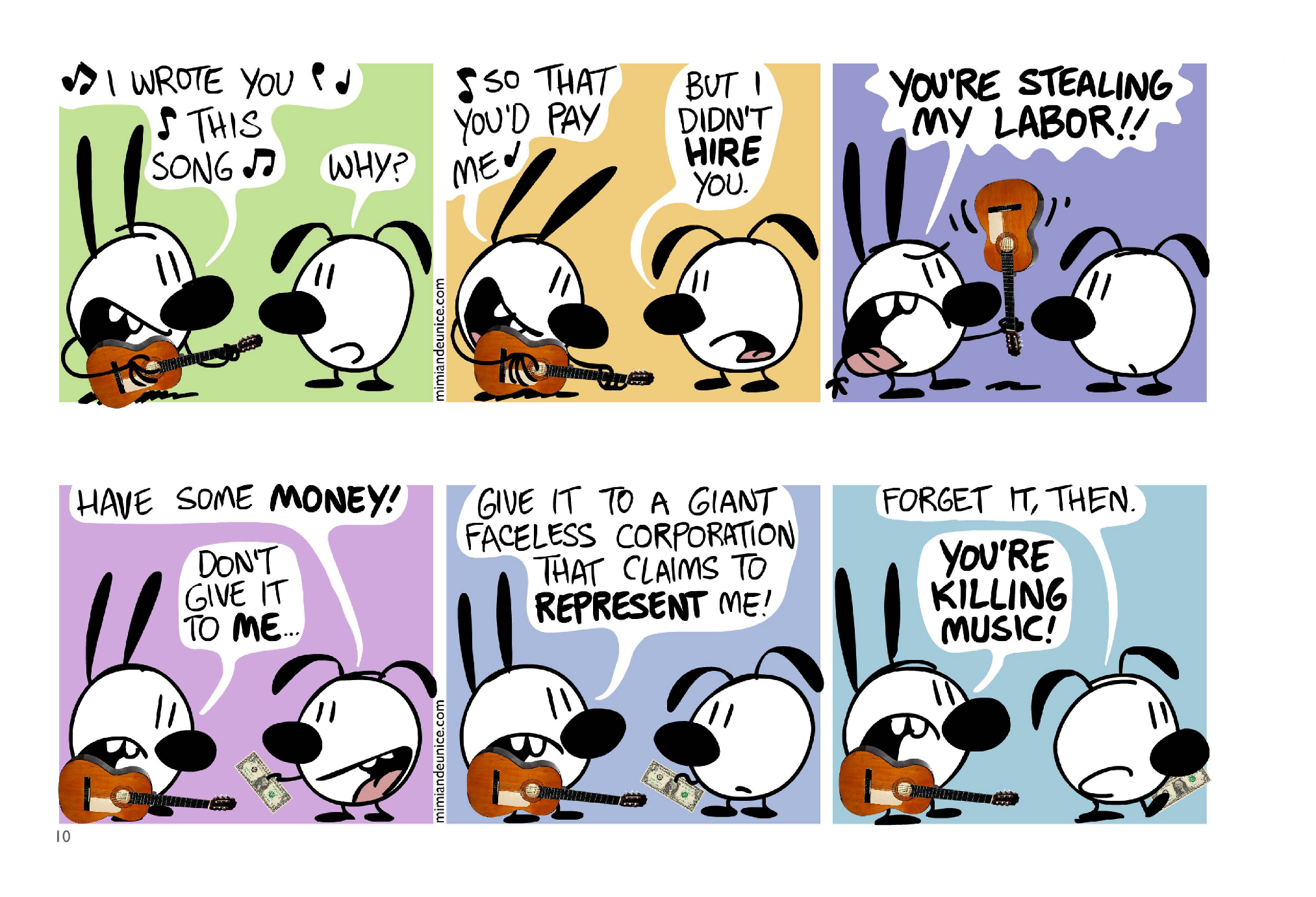 Mimi & Eunice, page 11. Mimi & Eunice by Nina Paley, CC BY-SA. https://mimiandeunice.com/