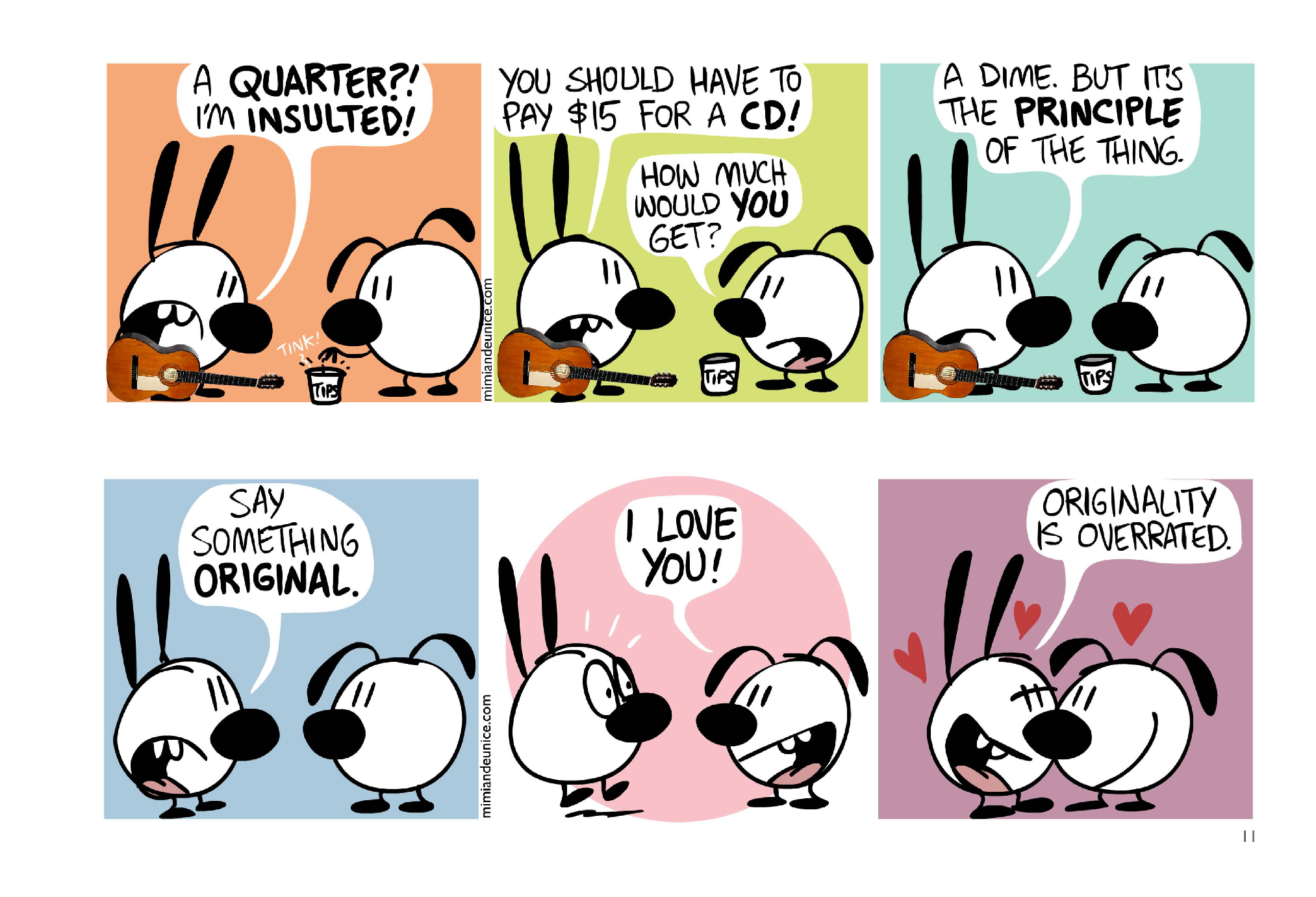 Mimi & Eunice, page 12. Mimi & Eunice by Nina Paley, CC BY-SA. https://mimiandeunice.com/
