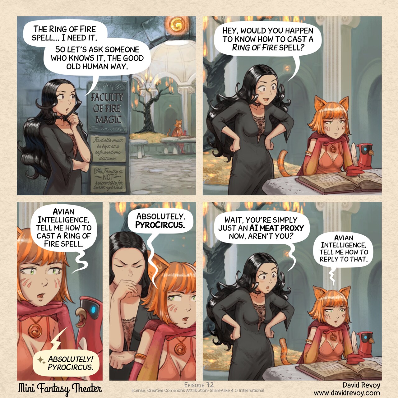 Mini Fantasy Theater #72: Meat Proxies (2026-09-30). David Revoy, CC BY-SA 4.0. https://www.peppercarrot.com/en/webcomics/miniFantasyTheater.html