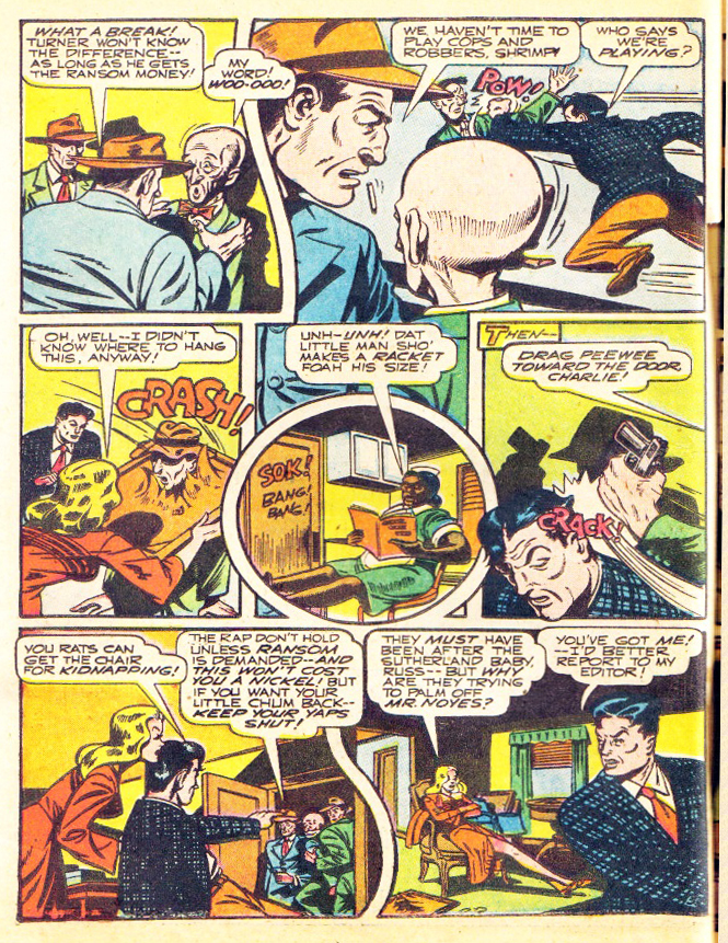 Miss Masque, America's Best Comics #23, page 5. Public domain. Source: https://commons.wikimedia.org/wiki/File%3AAmericasBestComics2330.jpg