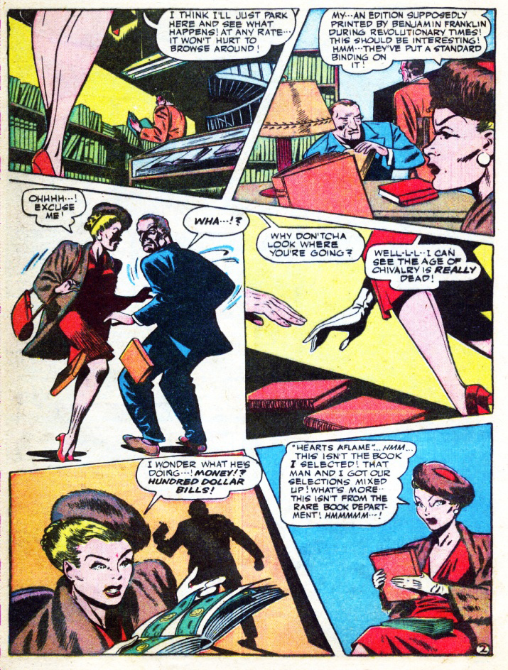 Miss Masque, America's Best Comics #26, page 3. Public domain. Source: https://commons.wikimedia.org/wiki/File%3AAmericasBestComics2616.jpg