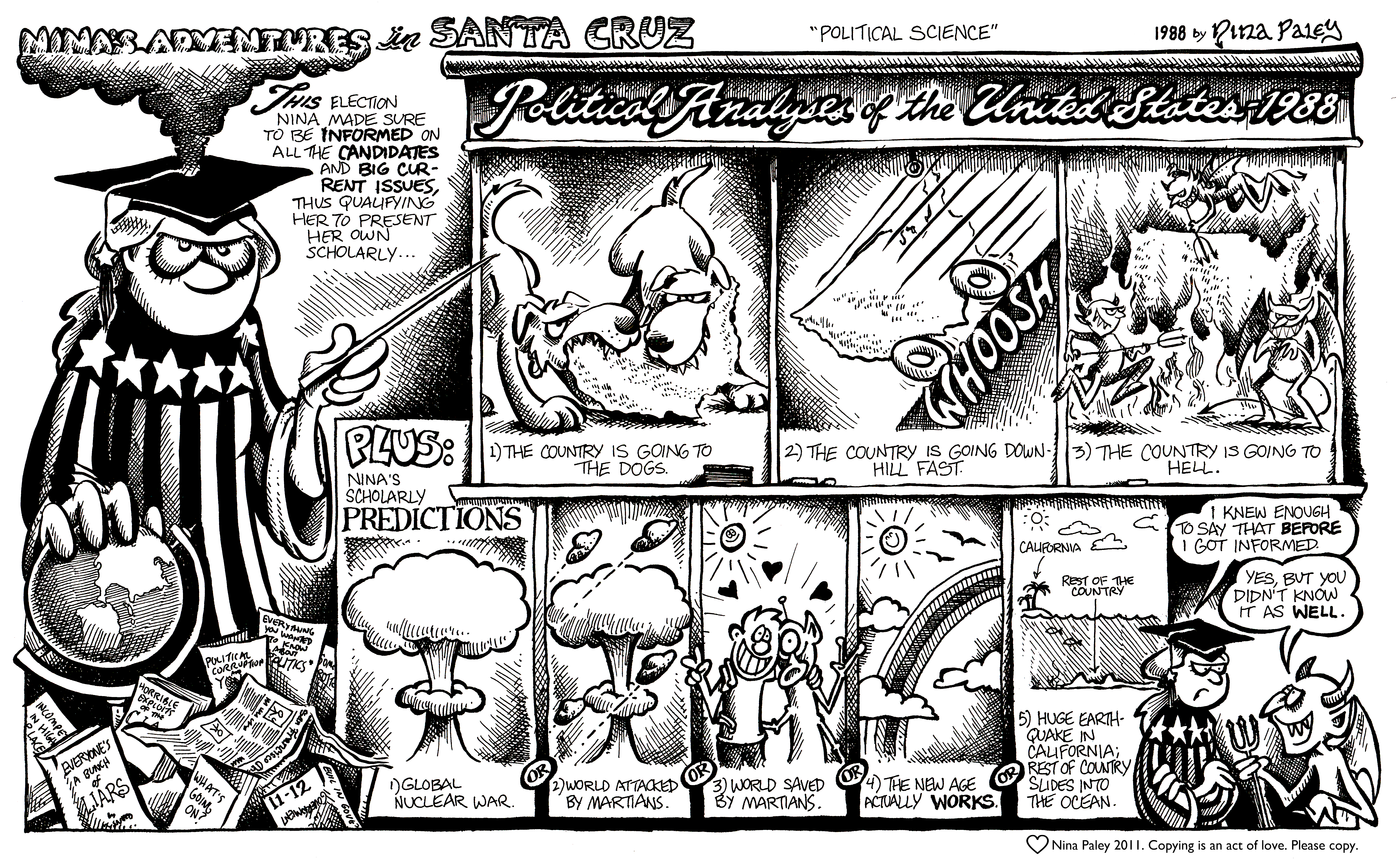Nina's Adventures: Political Analysis (Nov 12, 1988). Nina Paley, CC BY-SA 3.0. https://archive.org/details/NinasAdventuresFree